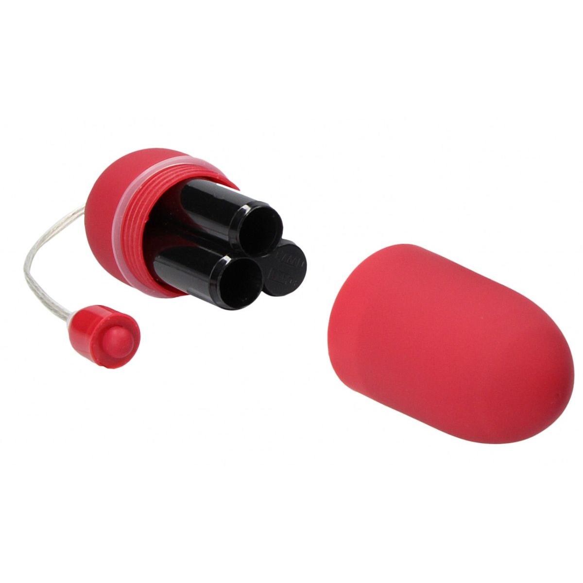 Купить красное гладкое виброяйцо vibrating egg - 8 см. Image