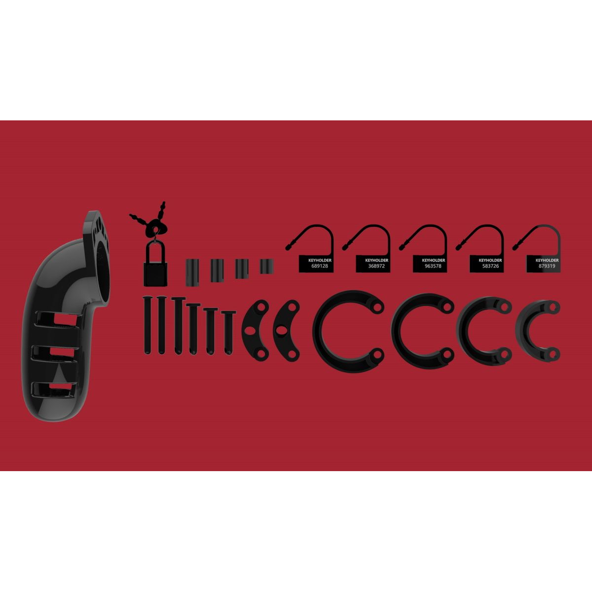 Купить черный мужской пояс верности cock cage model 06 chastity Image