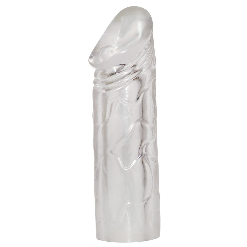 Купить удлиняющая насадка на пенис mega dick sleeve transparent Image