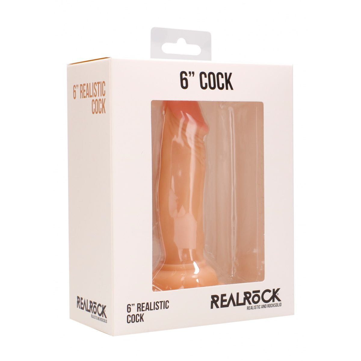 Купить телесный фаллоимитатор realistic cock 6  - 15 см. Image