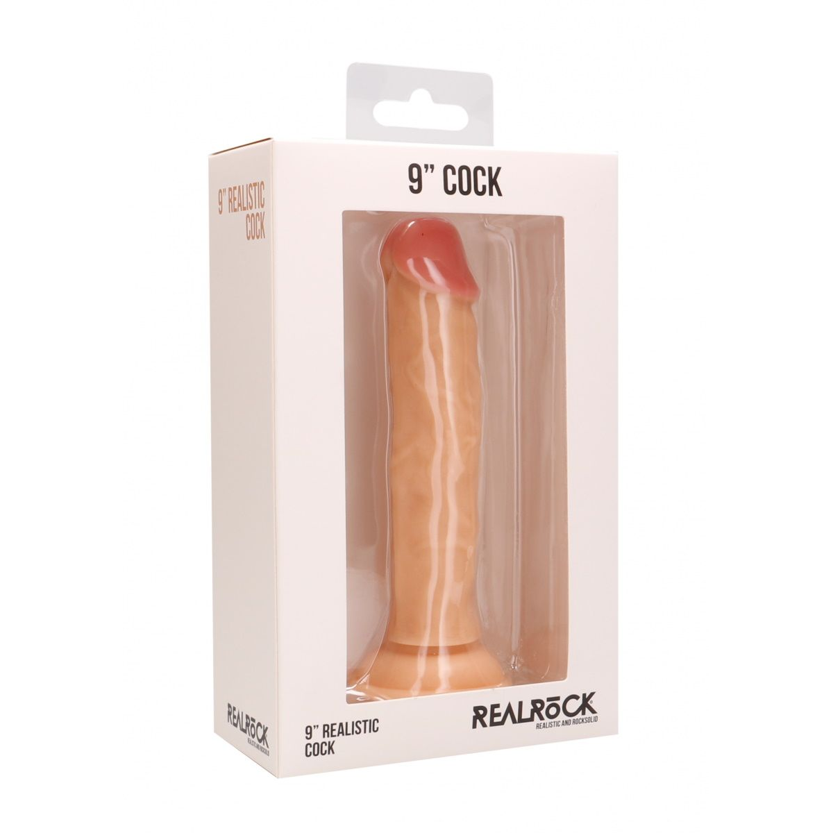 Купить телесный реалистичный фаллоимитатор realistic cock 9  - 23,5 см. Image