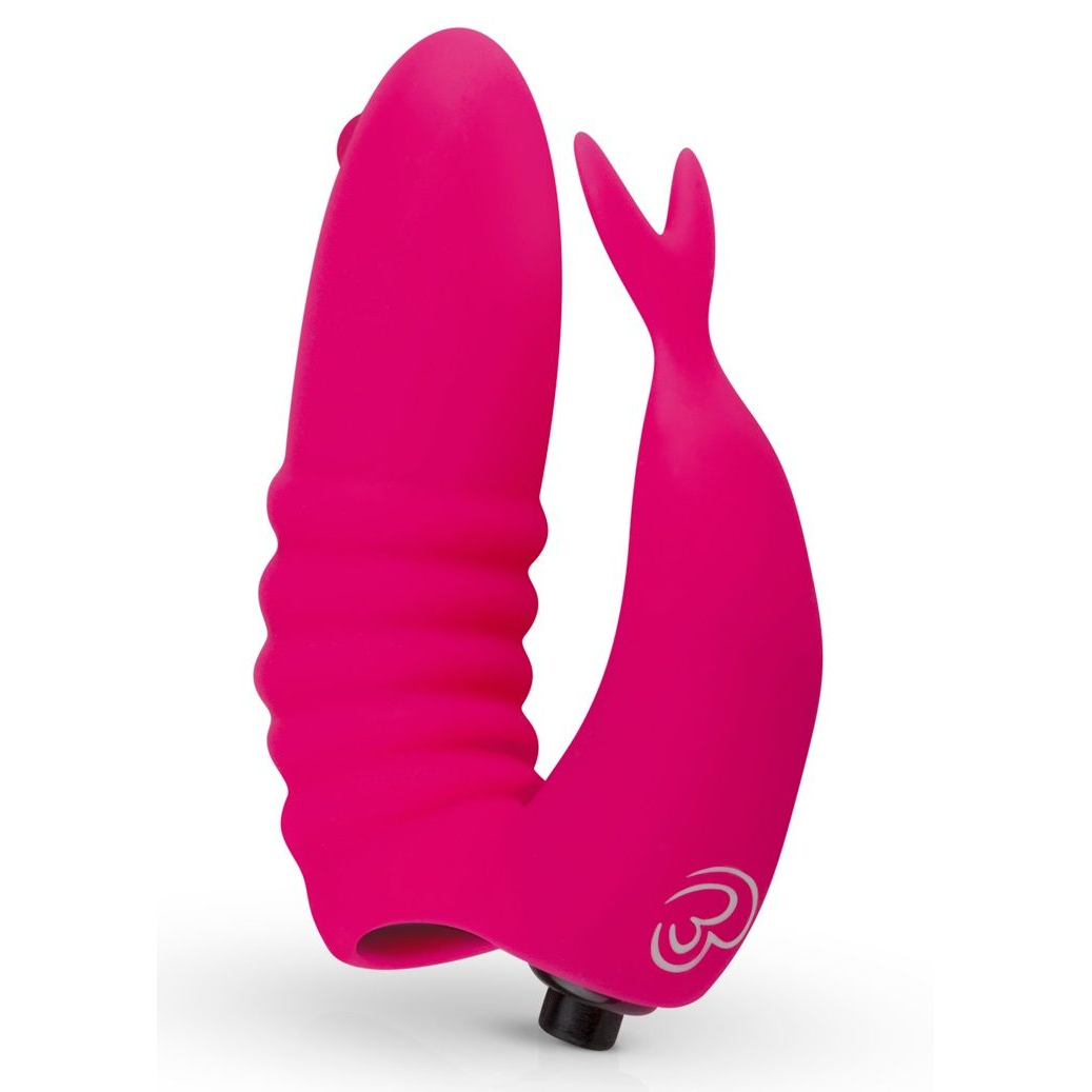 Купить ярко-розовая вибронасадка на палец finger vibrator Image