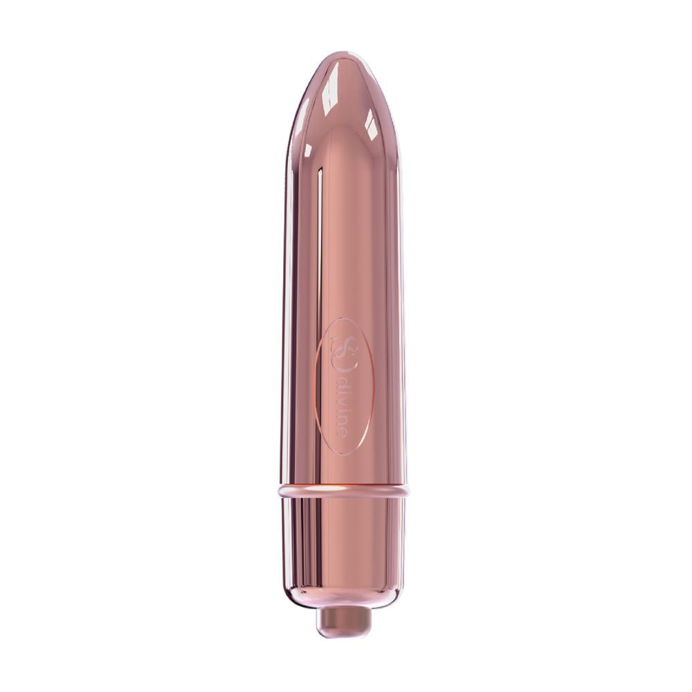 Купить розовая гладкая вибропуля so divine halo bullet vibrator - 8 см. Image