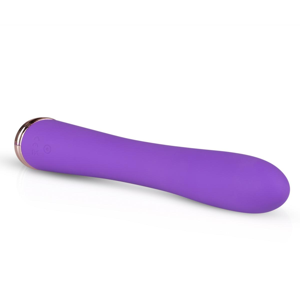 Купить фиолетовый вибратор the duchess thumping vibrator - 20 см. Image