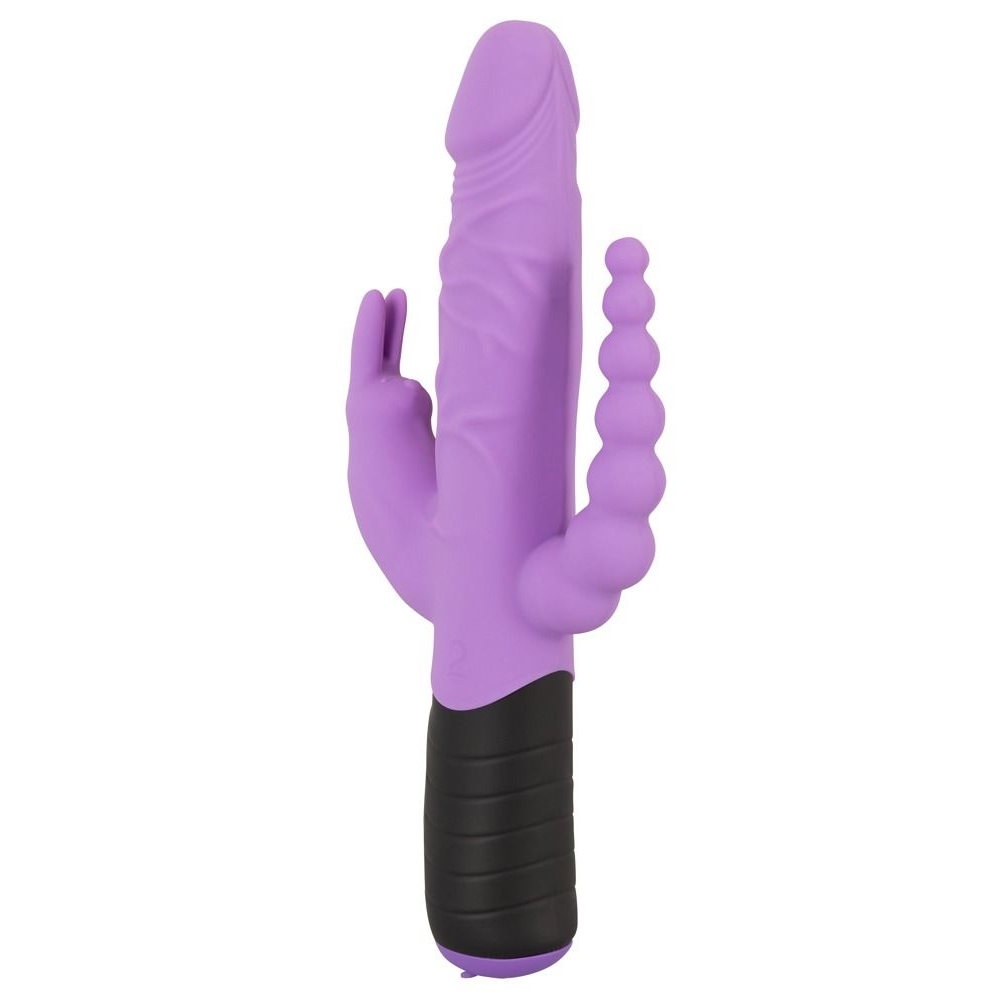 Купить сиреневый тройной вибратор triple vibrator - 22,2 см. Image