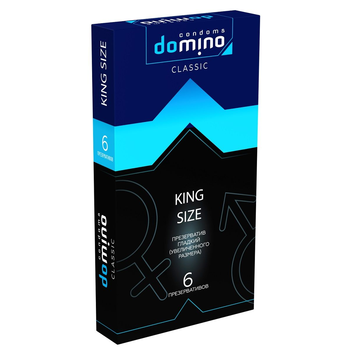 Купить презервативы увеличенного размера domino classic king size - 6 шт. Image