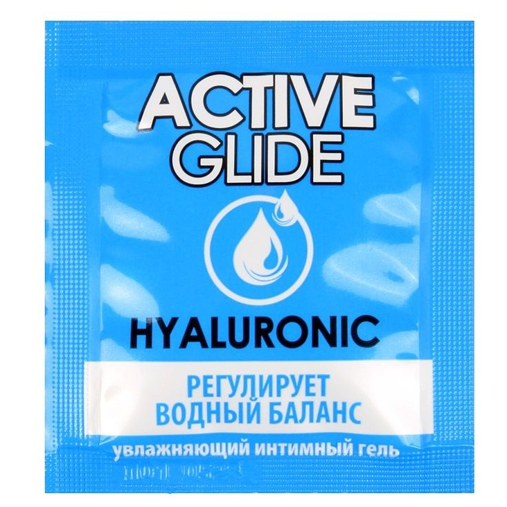 Купить лубрикант на водной основе active glide с гиалуроновой кислотой - 3 гр. Image