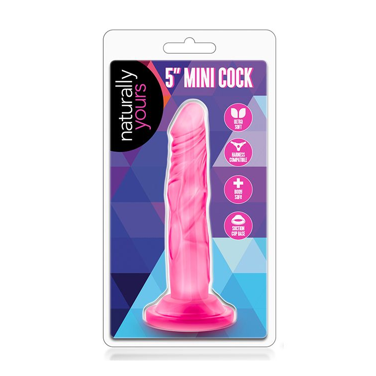 Купить розовый фаллоимитатор 5 inch mini cock - 14,6 см. Image