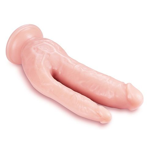 Купить телесный фаллоимитатор 8 inch dp cock - 20,32 см. Image