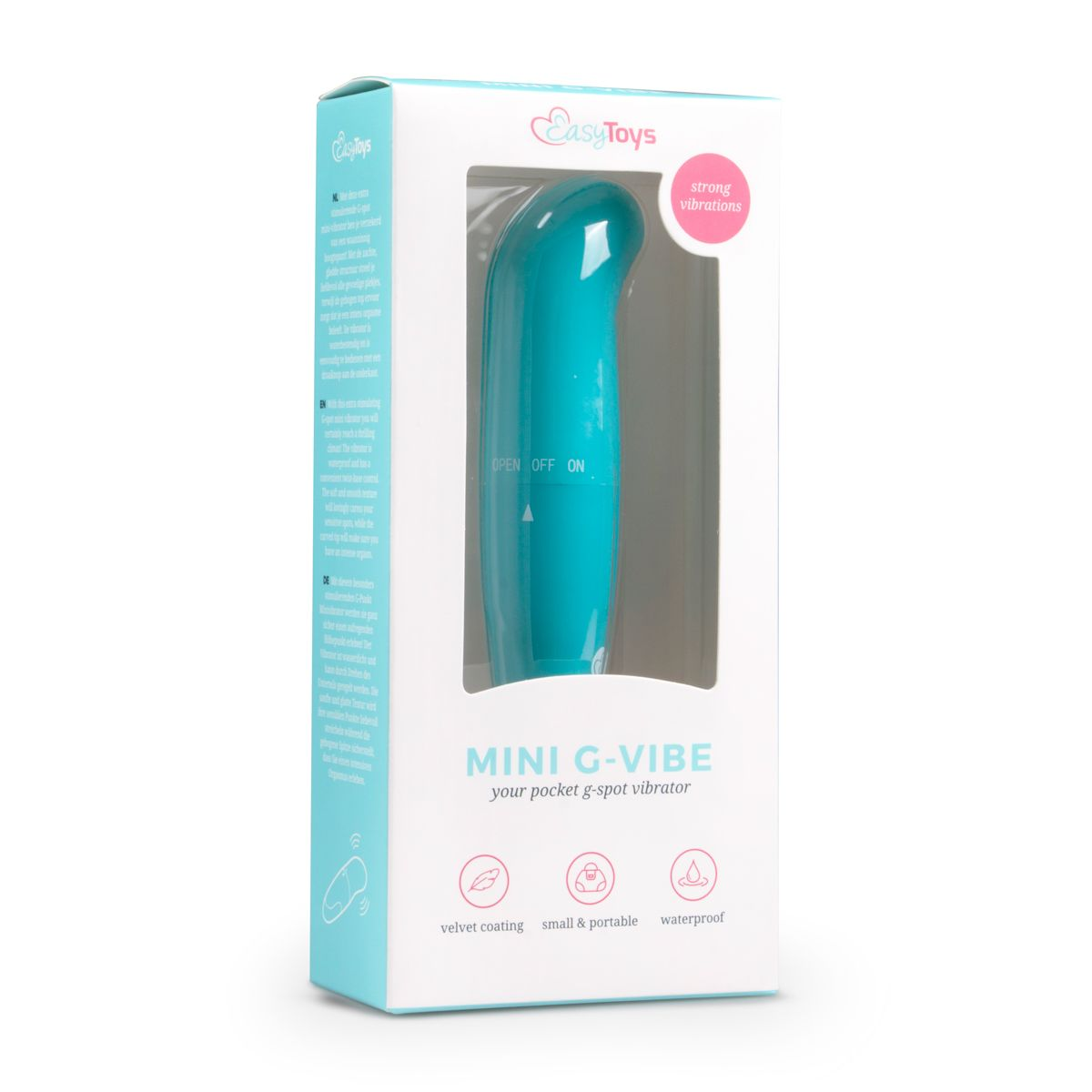 Купить голубой мини-вибратор для g-стимуляции easytoys mini g-spot vibrator - 12 см. Image