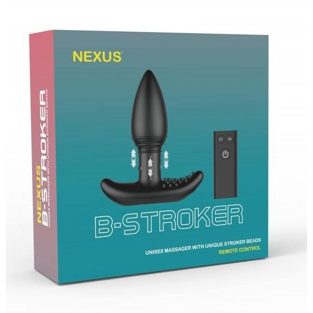 Купить черная анальная вибропробка nexus b-stroker - 13 см. Image