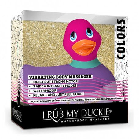 Купить фиолетово-розовый вибратор-уточка i rub my duckie 2.0 colors Image