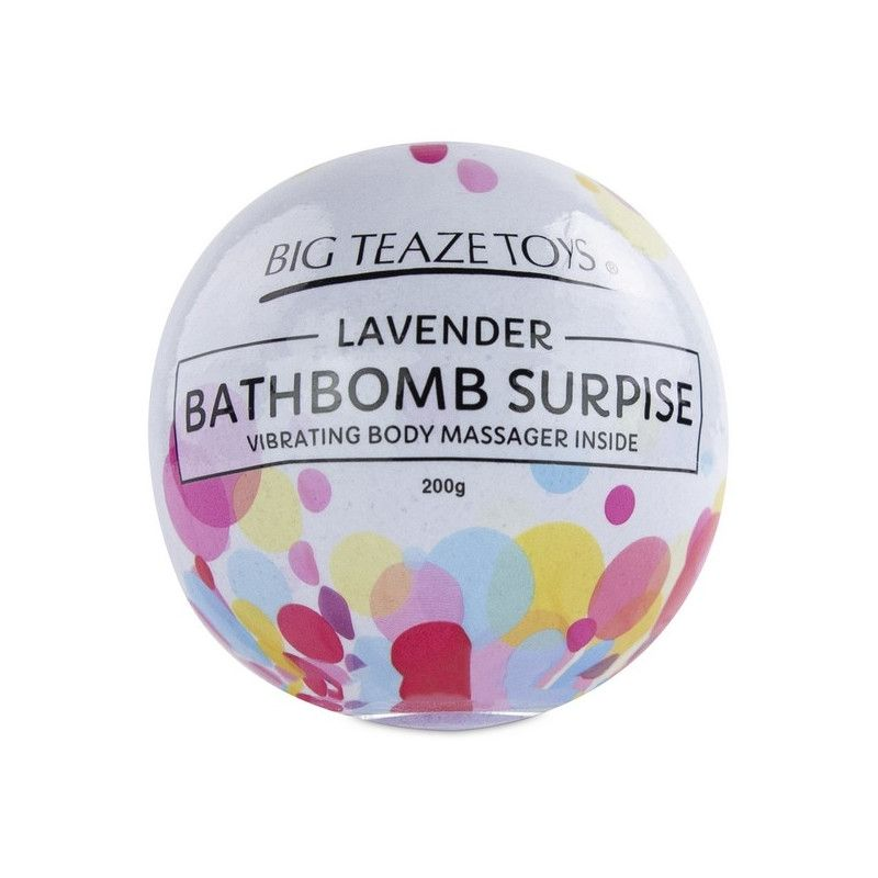 Купить бомбочка для ванны bath bomb surprise lavander + вибропуля Image