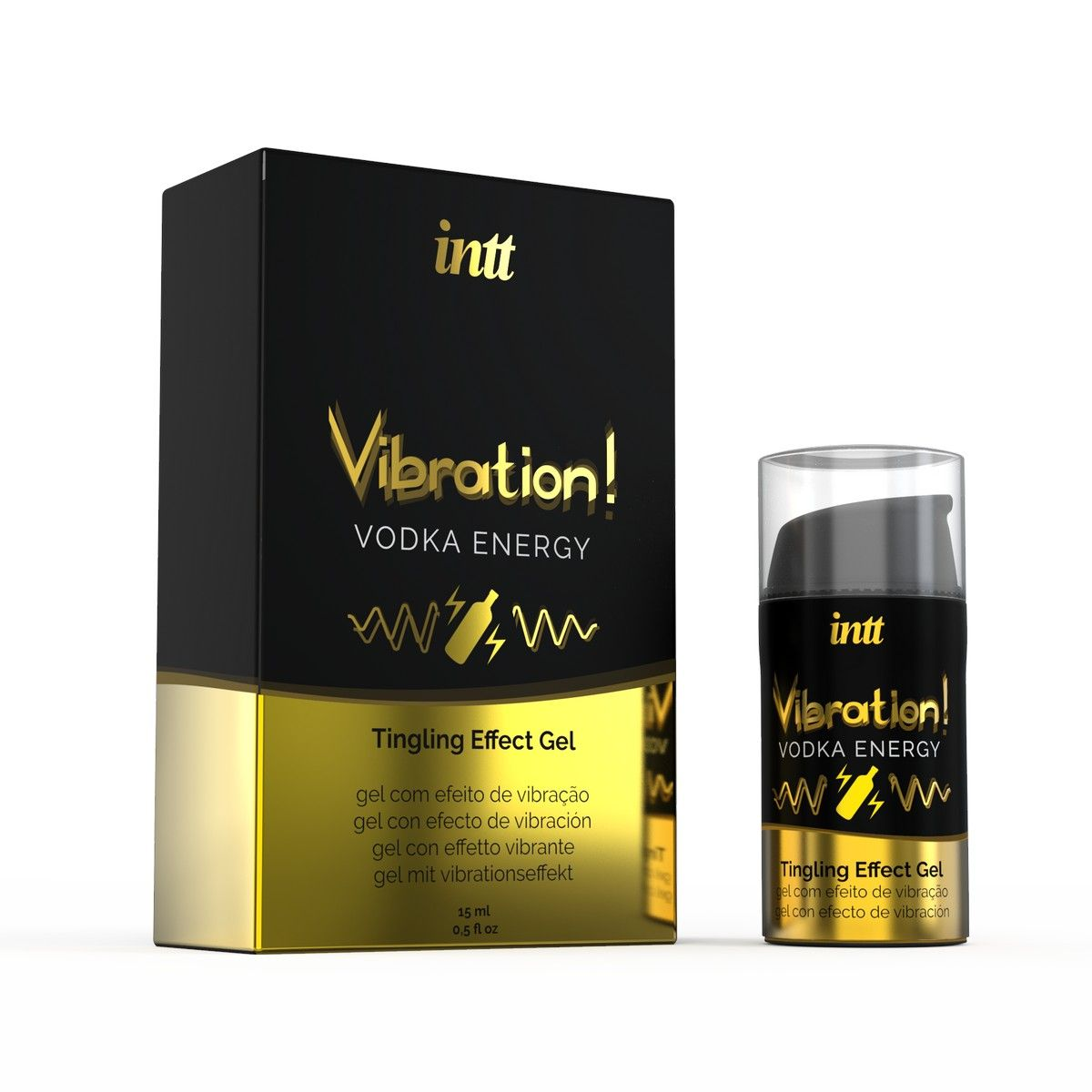 Купить жидкий интимный гель с эффектом вибрации vibration! vodka energy - 15 мл. Image