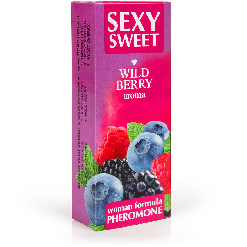 Купить парфюмированное средство для тела с феромонами sexy sweet с ароматом лесных ягод - 10 мл. Image