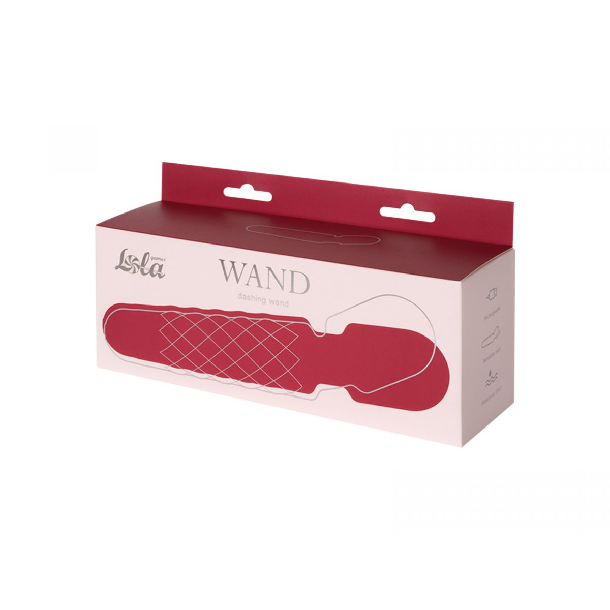 Купить красный вибромассажер dashing wand - 21 см. Image