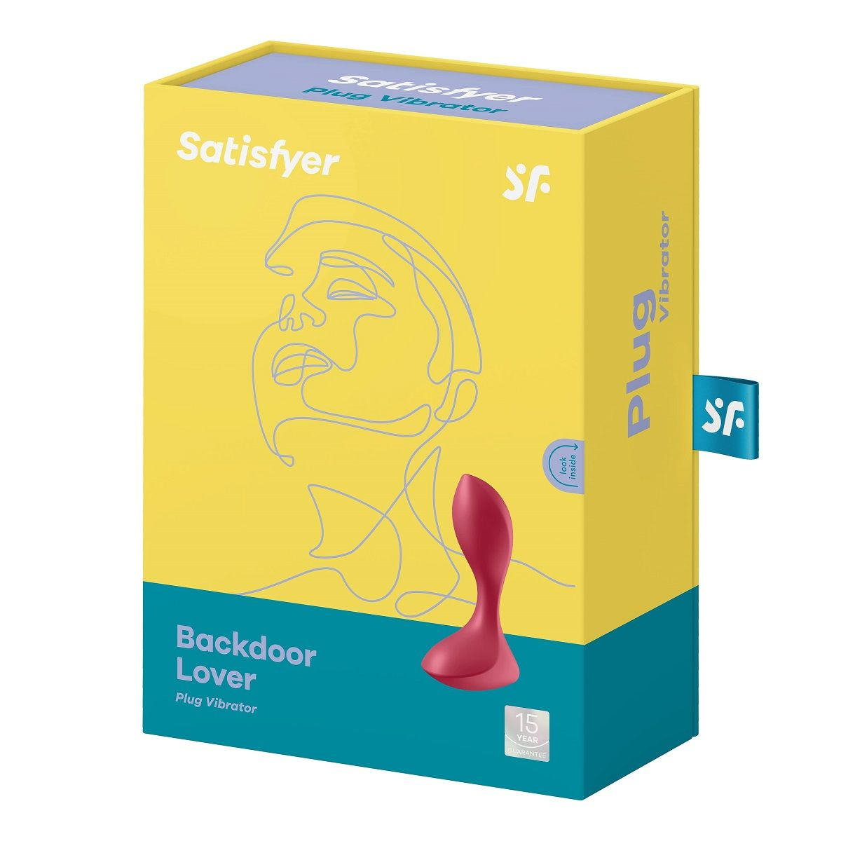 Купить красный вибромассажёр простаты satisfyer backdoor lover - 14 см. Image