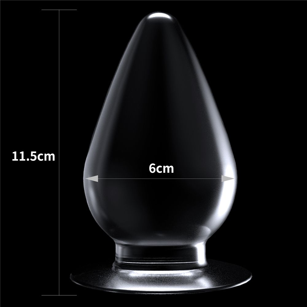 Купить прозрачная анальная пробка flawless clear anal plug - 11,5 см. Image