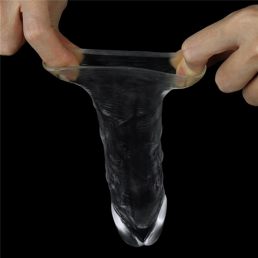 Купить прозрачная насадка-удлинитель flawless clear penis sleeve add 1 - 15,5 см. Image