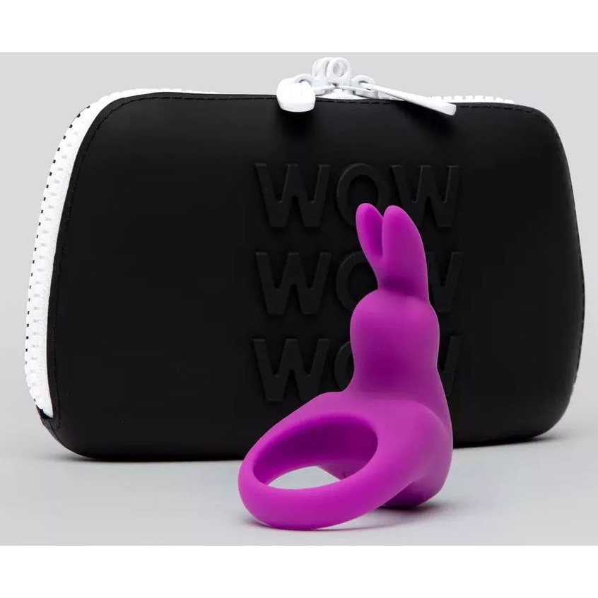 Купить фиолетовое эрекционное виброкольцо happy rabbit cock ring kit Image