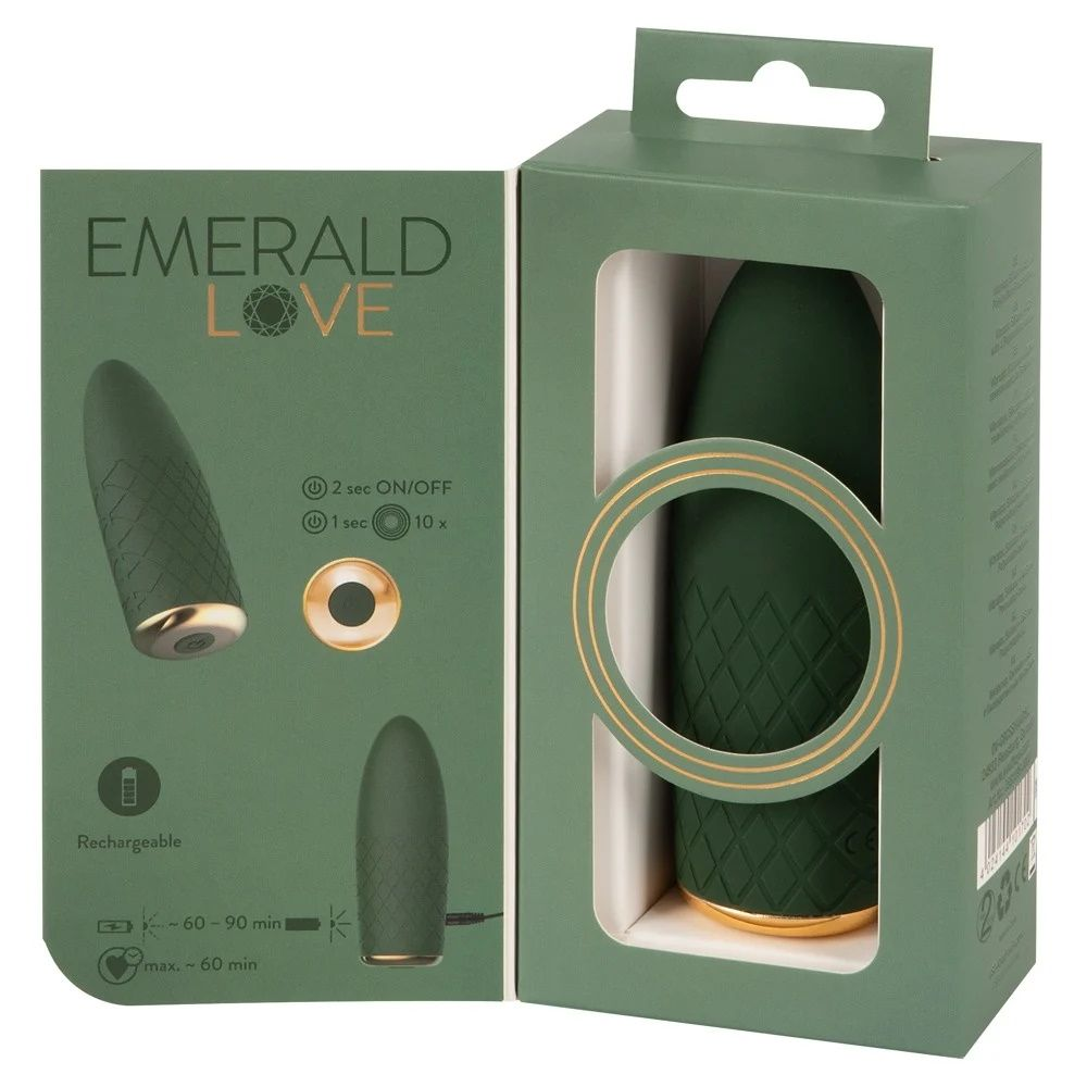 Купить зеленый мини-вибратор luxurious mini vibrator - 11,5 см. Image