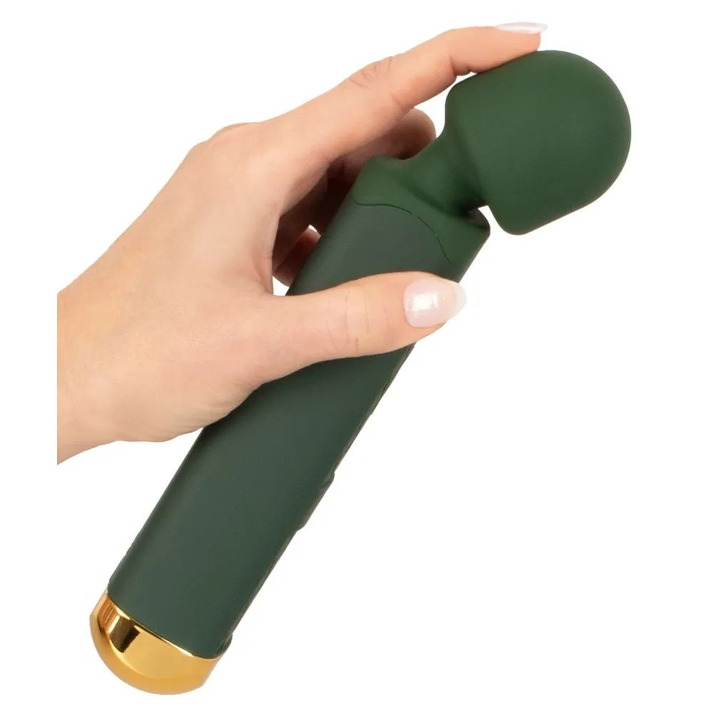 Купить зеленый wand-вибромассажер luxurious wand massager - 22,2 см. Image