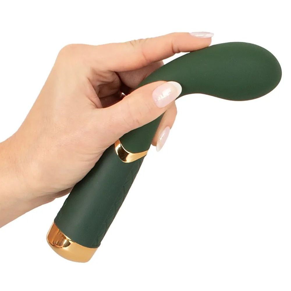 Купить зеленый стимулятор точки g luxurious g-spot massager - 19,5 см. Image