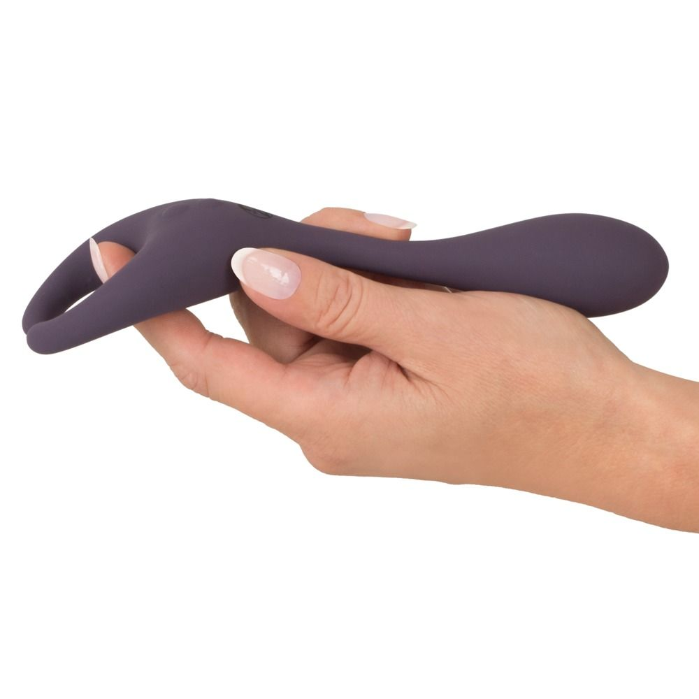 Купить фиолетовый универсальный вибратор remote controlled couples vibrator Image