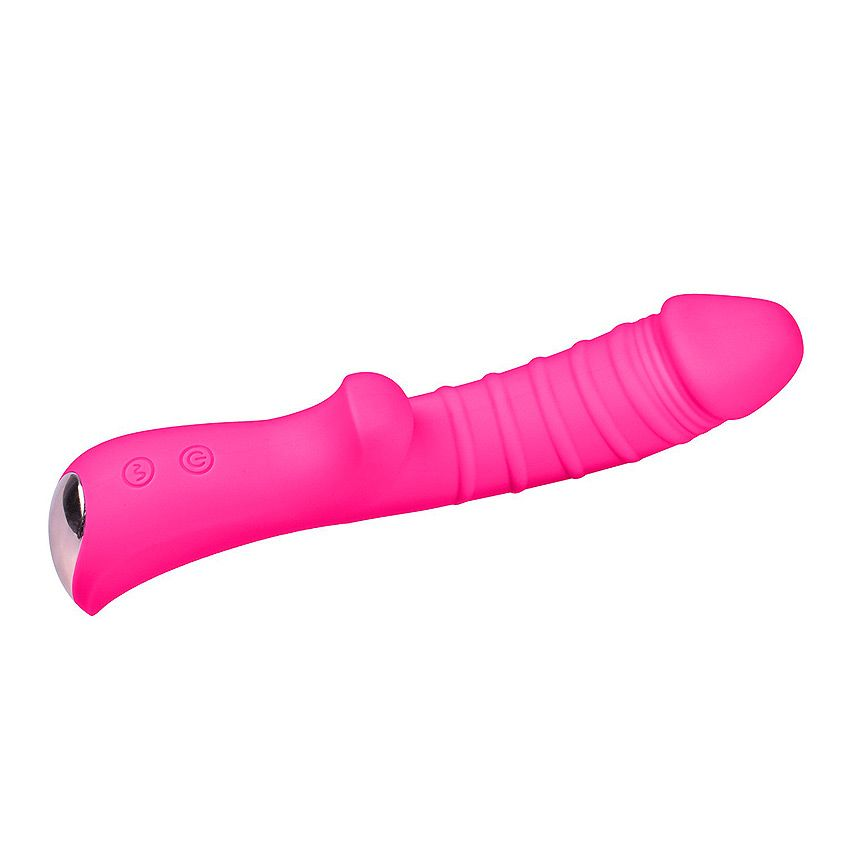 Купить ярко-розовый вибромассажер 5  silicone wild passion - 19,1 см. Image