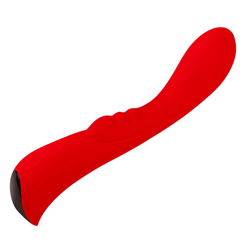 Купить красный вибромассажер 6  silicone g-spot fun - 19,1 см. Image