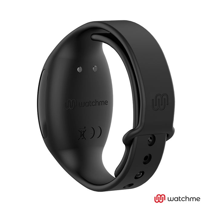 Купить черный вибратор-кролик с пультом-часами anne s desire rabbit vibe wireless watchme - 20,5 см. Image