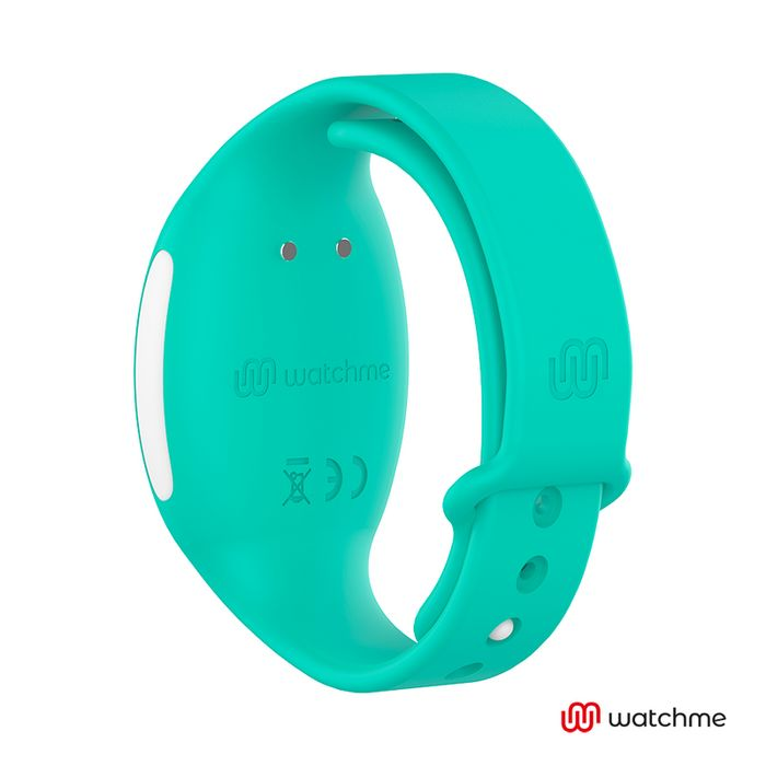 Купить голубое виброяйцо с зеленым пультом-часами wearwatch egg wireless watchme Image