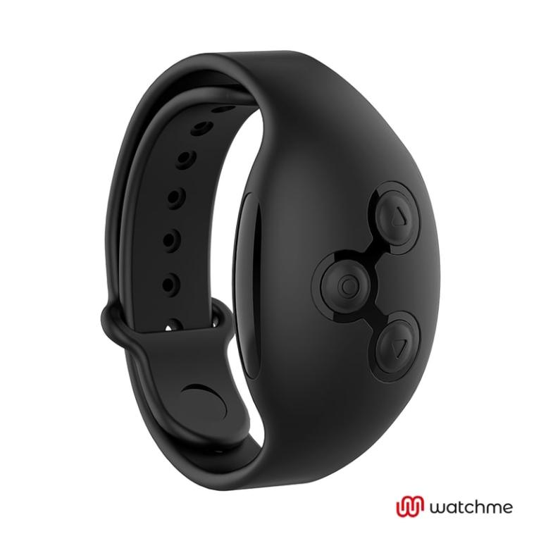 Купить зеленое виброяйцо с черным пультом-часами wearwatch egg wireless watchme Image