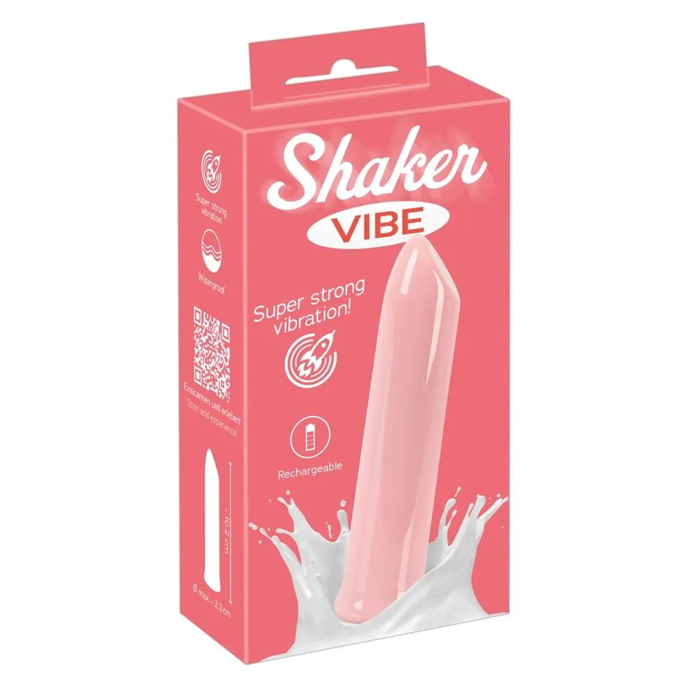 Купить розовая вибропуля shaker vibe - 10,2 см. Image