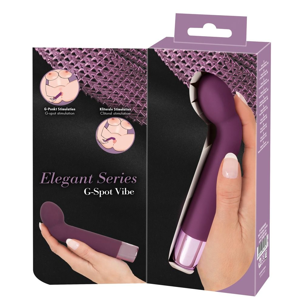 Купить фиолетовый g-стимулятор с вибрацией g-spot vibe - 16 см. Image