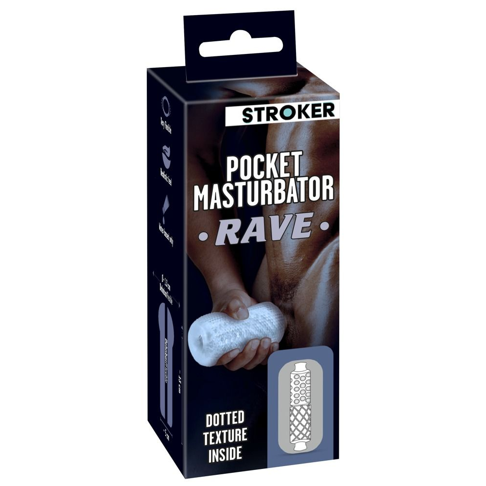 Купить прозрачный мастурбатор pocket masturbator rave Image