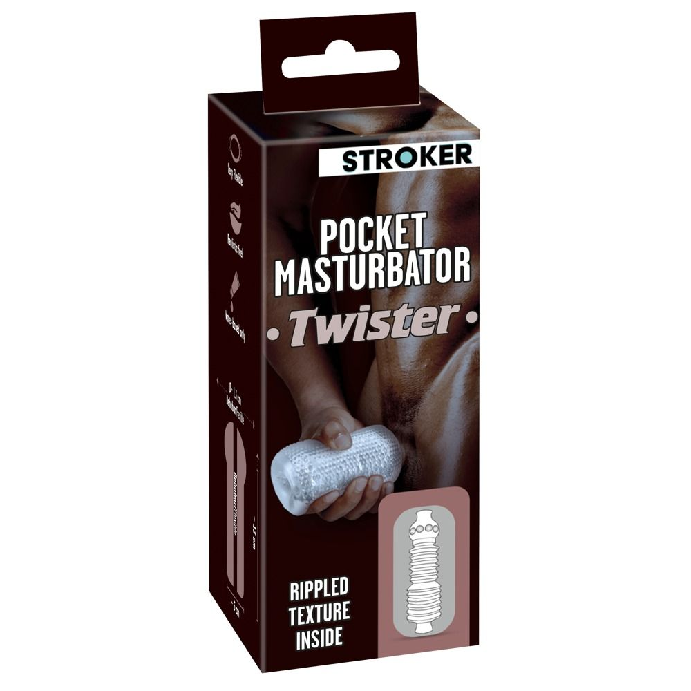 Купить прозрачный мастурбатор pocket masturbator twister Image