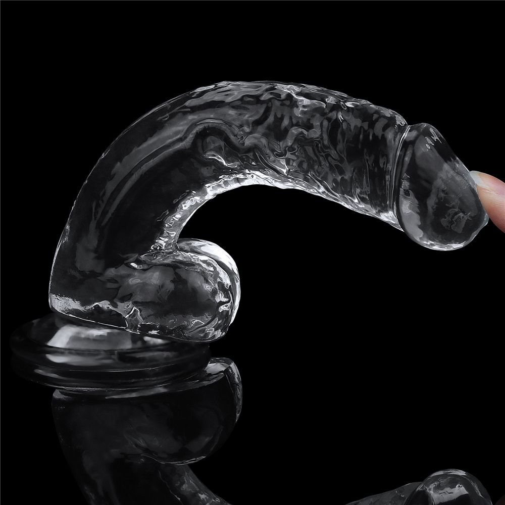 Купить прозрачный фаллоимитатор flawless clear dildo 7.5 - 19 см. Image