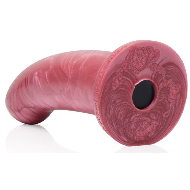 Купить розовый фаллоимитатор golden rose dildo medium - 15,3 см. Image