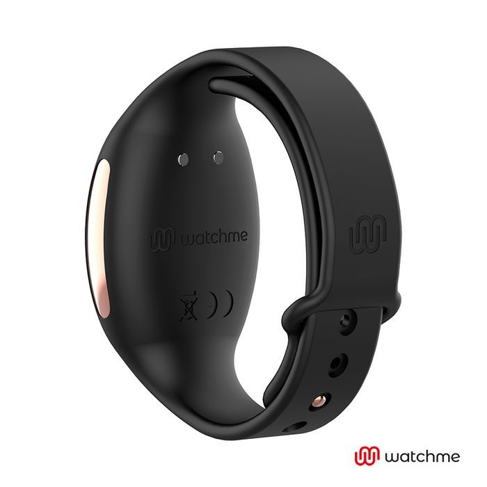 Купить черно-золотой вибратор-кролик с пультом-часами anne s desire rabbit vibe wireless watchme - 20,5 см. Image