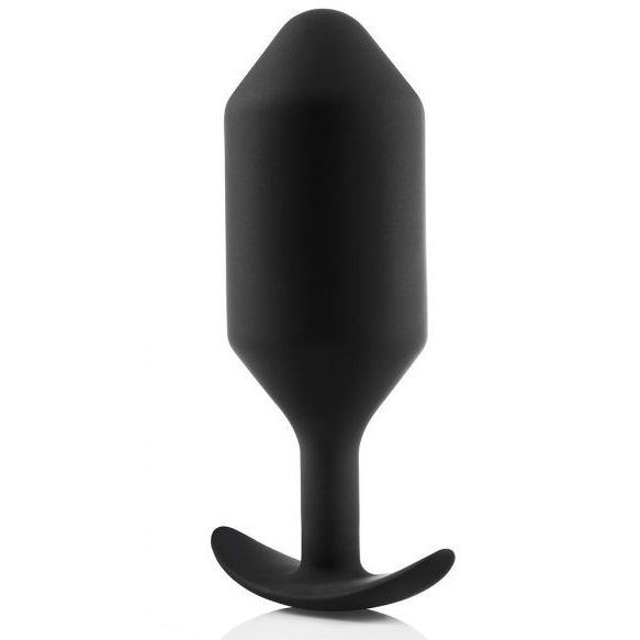 Купить черная анальная пробка для ношения b-vibe snug plug 6 - 17 см. Image