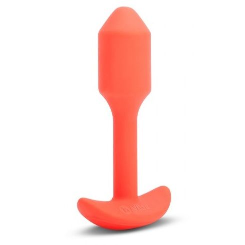 Купить оранжевая вибропробка для ношения b-vibe snug plug 1 - 10 см. Image