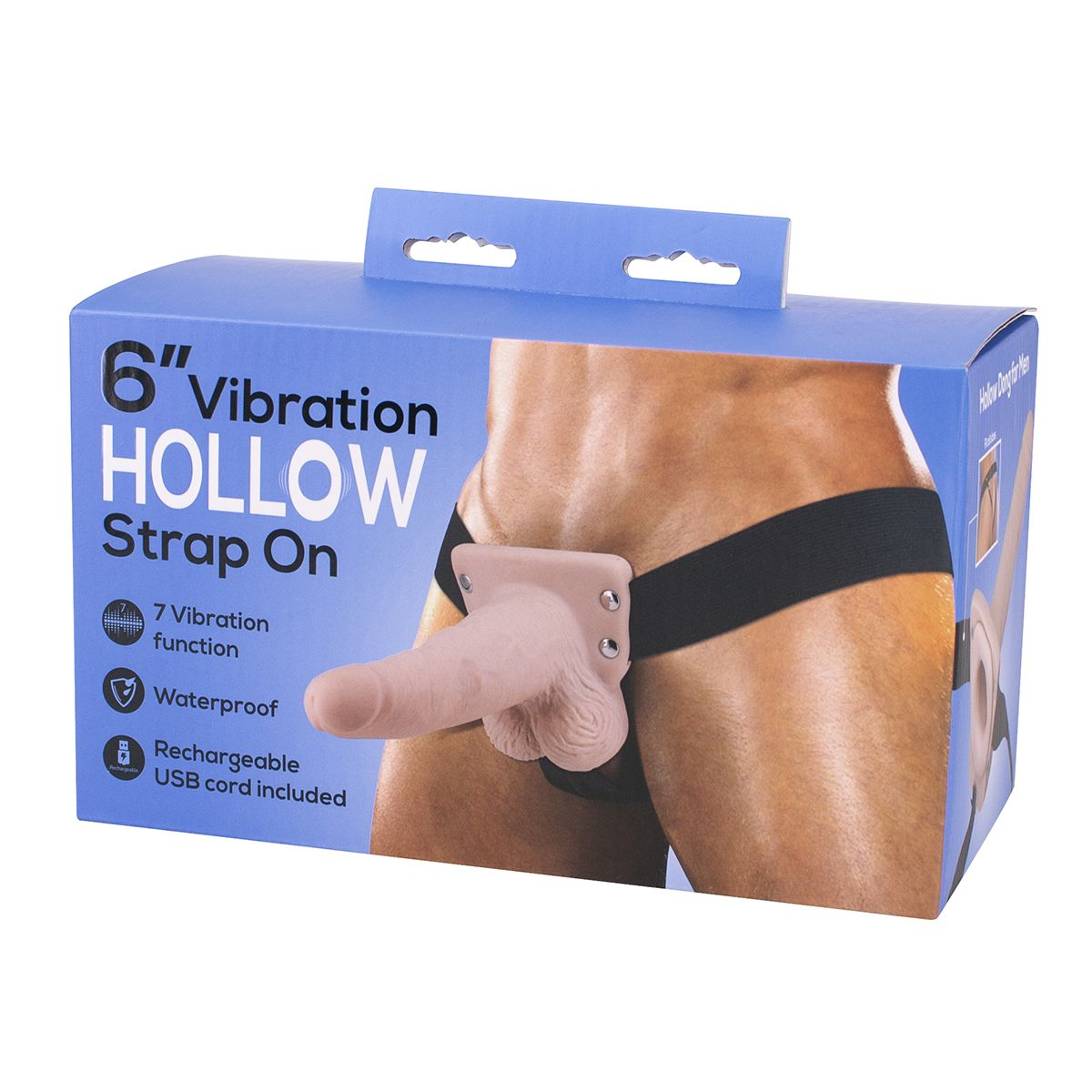 Купить полый страпон с вибрацией 6&amp;prime; vibration hollow strap-on - 17 см. Image