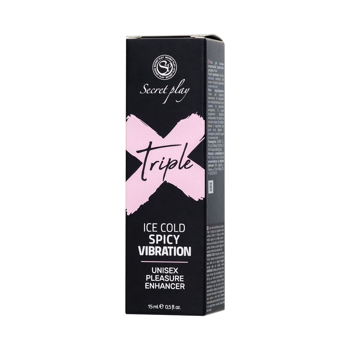 Купить возбуждающий гель с эффектом вибрации и охлаждения triple x 3 in 1 unisex pleasure enhancer gel - 15 мл. Image