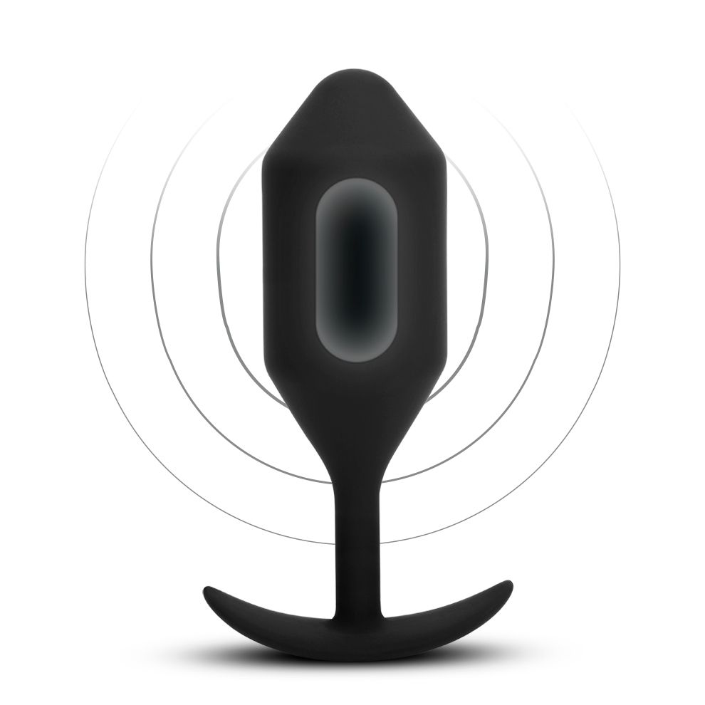 Купить черная вибропробка для ношения vibrating snug plug 5 - 16,5 см. Image