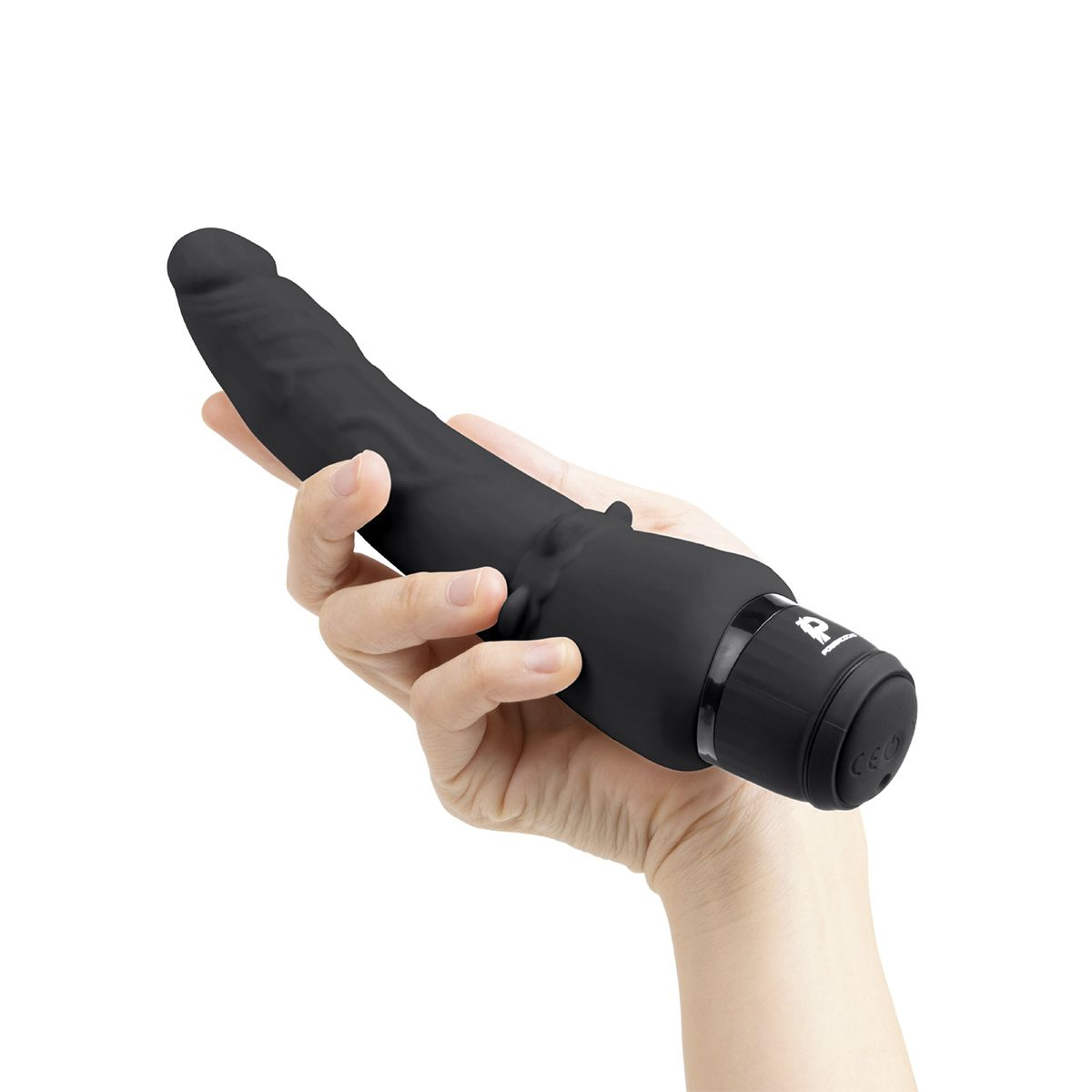 Купить черный анальный вибратор 7  slim anal realistic vibrator - 20 см. Image