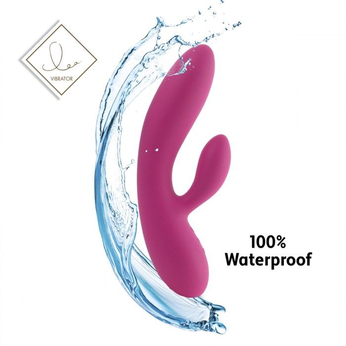 Купить розовый вибратор-кролик lea rabbit vibrator - 20,2 см. Image