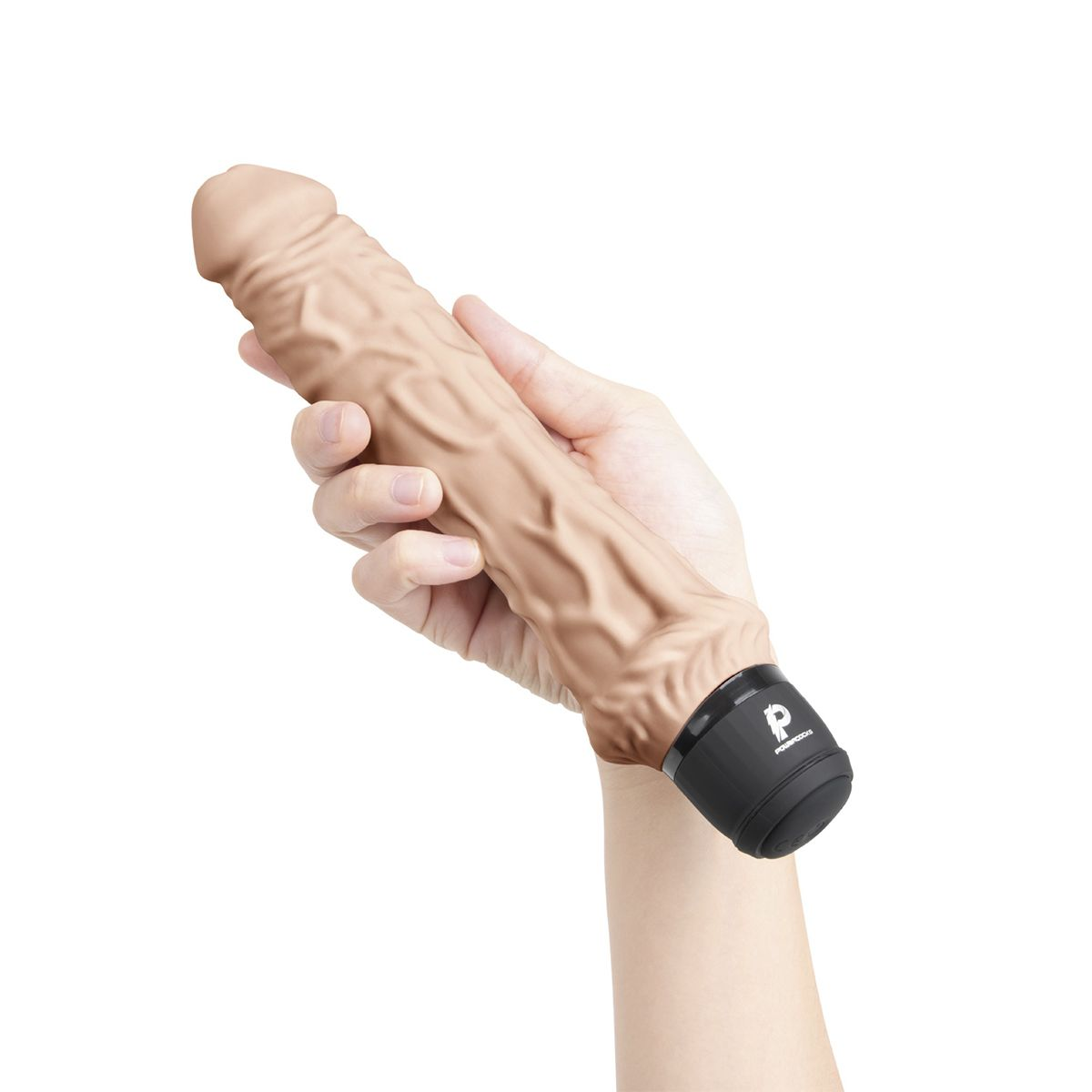 Купить телесный вибратор-реалистик 8  girthy realistic vibrator - 24,5 см. Image