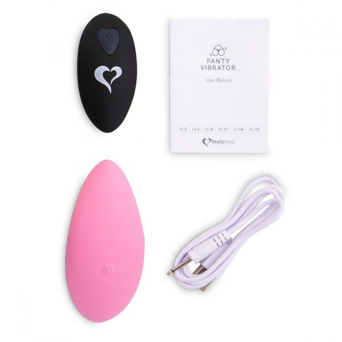 Купить розовый вибромассажер в трусики с пультом ду panty vibe remote controlled vibrator Image