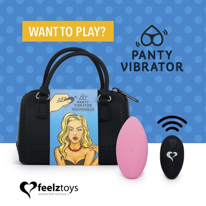 Купить розовый вибромассажер в трусики с пультом ду panty vibe remote controlled vibrator Image